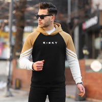 Risky Multi-Color Block Athletic Hoodie view 2