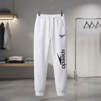 Speedo White Fleece Track Trouser view 1
