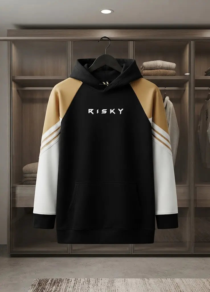 Risky Multi-Color Block Athletic Hoodie