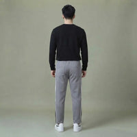 BOSS Grey Interlock Fabric Track Trouser / Jogger view 4