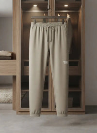 Light Grey Stretchable Jogger Trouser view 3