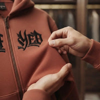 Terracotta/REVO Gothic Full-Zip Hoodie view 4