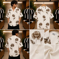 Men's Floral Print Short-Sleeve Resort Shirt