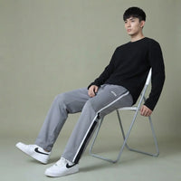 BOSS Grey Interlock Fabric Track Trouser / Jogger view 3