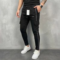 Men's Stylish Black Cargo Jogger Trouser view 4