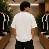 Men's White Luxe Patch Pocket T-Shirt