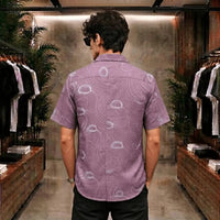 Mauve Contour Print Casual Shirt