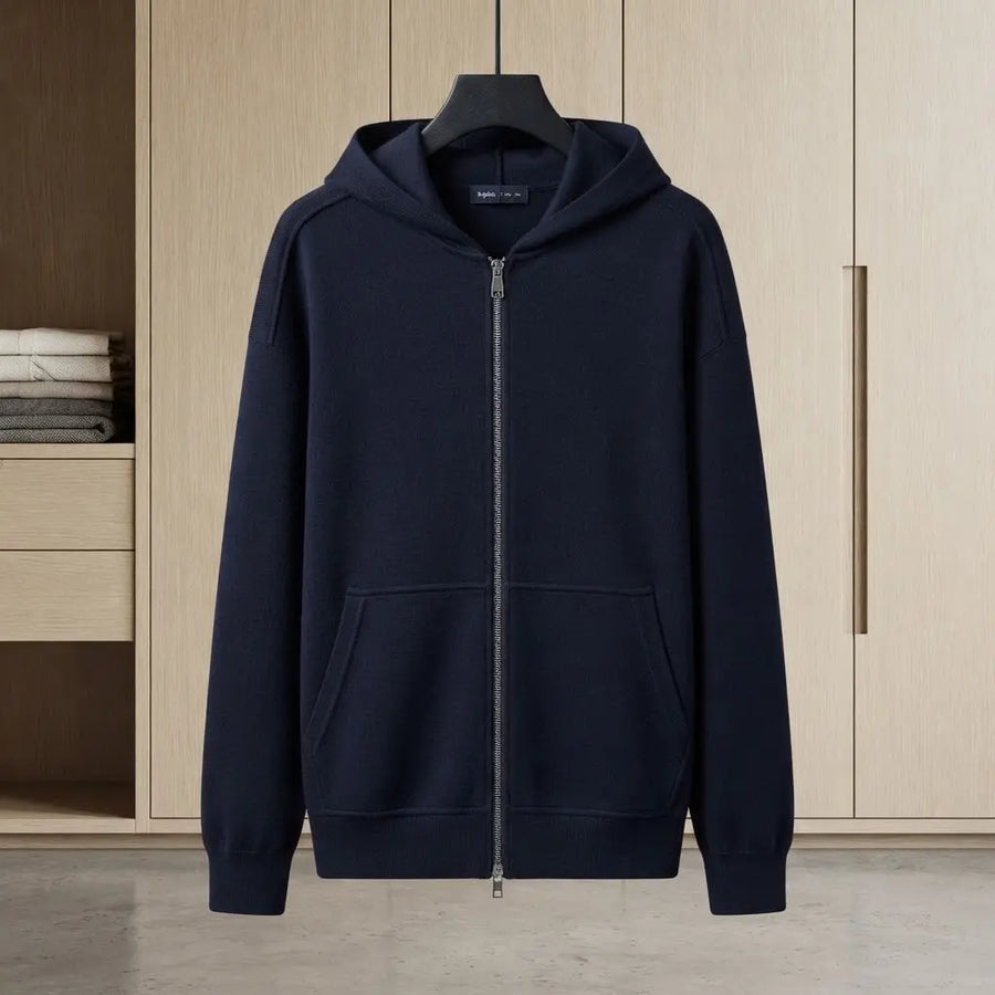 Loro Piana Cashmere Full-Zip Hoodie