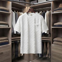 Men's Premium Embossed Geometric Jacquard T-Shirt view 8