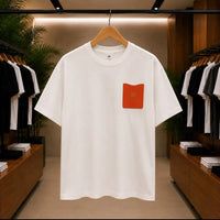 Men's Minimalist Contrast-Pocket T-Shirt