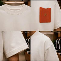 Men's Minimalist Contrast-Pocket T-Shirt