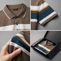 Urban Multi-Color Striped Polo Shirt