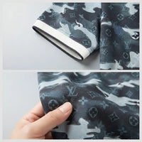Louis Vuitton Monogram Camouflage Print Short-Sleeved Polo Shirt