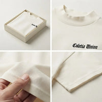 Coletia Unión Mock-Neck / High-Neck Oversized Streetwear T-Shirt