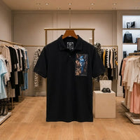 Black Bird Graphic Polo T-Shirt view 1