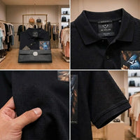 Black Bird Graphic Polo T-Shirt view 4