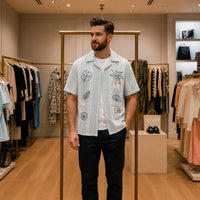 Ocean Sketch Casual Shirt view 2