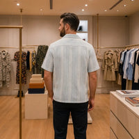 Ocean Sketch Casual Shirt view 3