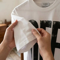 Men's Classic White Distressed OFF Graphic T-Shirt view 4