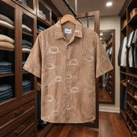Desert Contour Print Casual Shirt view 1