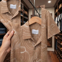 Desert Contour Print Casual Shirt view 4