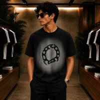 Men's Premium Black Chain Graphic T-Shirt