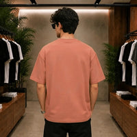 Urban Coral Oversized Graphic T-Shirt