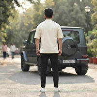 Coletia Unión Mock-Neck / High-Neck Oversized Streetwear T-Shirt view 3