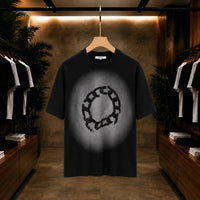 Men's Premium Black Chain Graphic T-Shirt