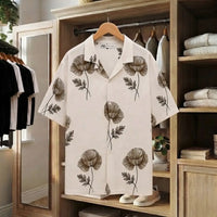 Men's Floral Print Short-Sleeve Resort Shirt view 1