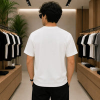 Men's Classic White Maple Leaf Graphic T-Shirt